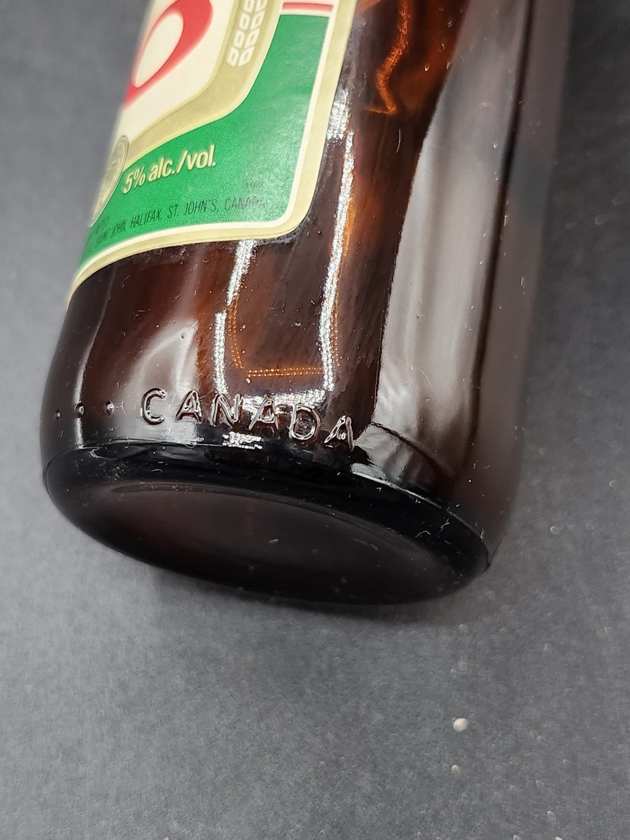 VINTAGE 70s LABATT'S 50 ALE STUBBY BEER BOTTLE WITH CAP CANADIAN
