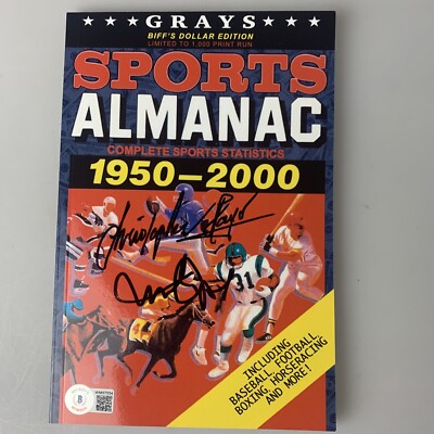 Michael Fox Christopher Lloyd Back To Future Signed Grays Sports