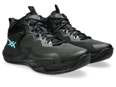 Asics Men's Basketball shoes NOVA SURGE 3 Black/Ice Mint 1061A048