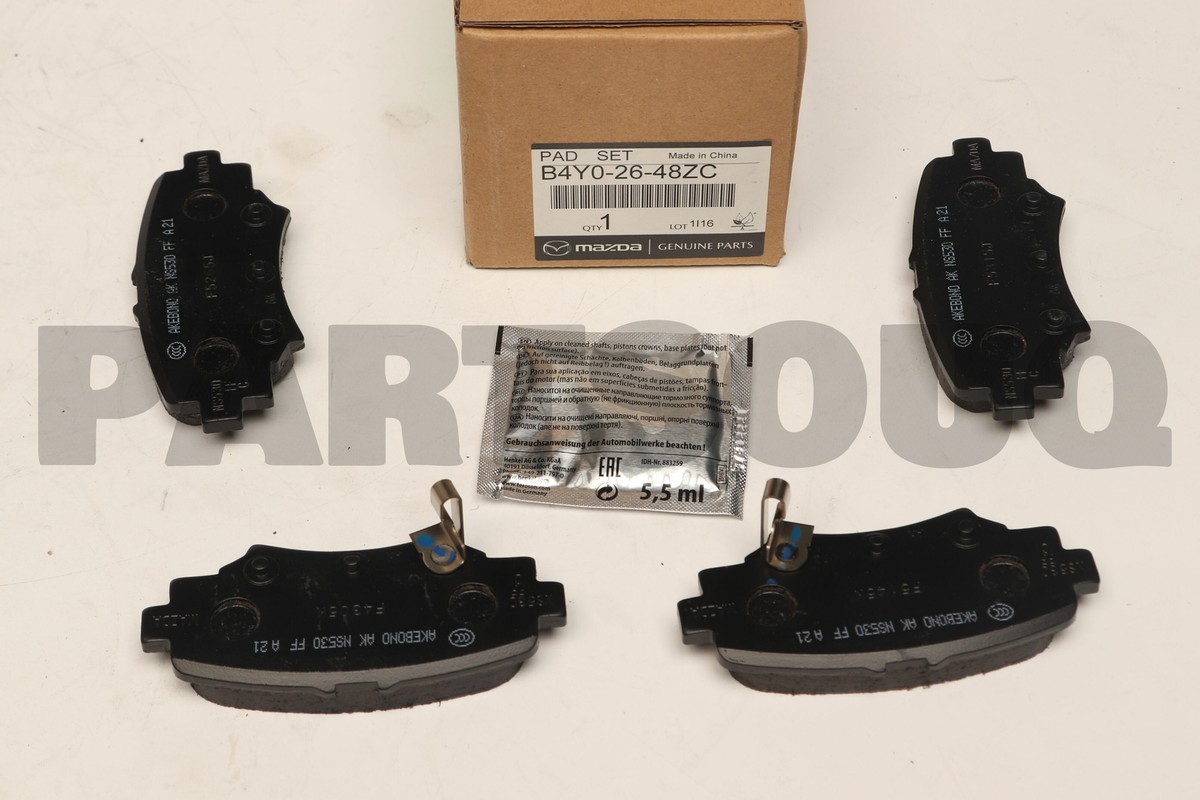 B4Y02648ZC Genuine Mazda PAD SUB SET,RR CALIP B4Y0-26-48ZC | eBay