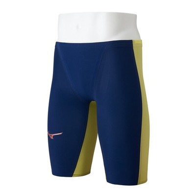 Mizuno GX Sonic Royal N2MBD001 PW MT SF Swimsuit Navy Yellow Japan