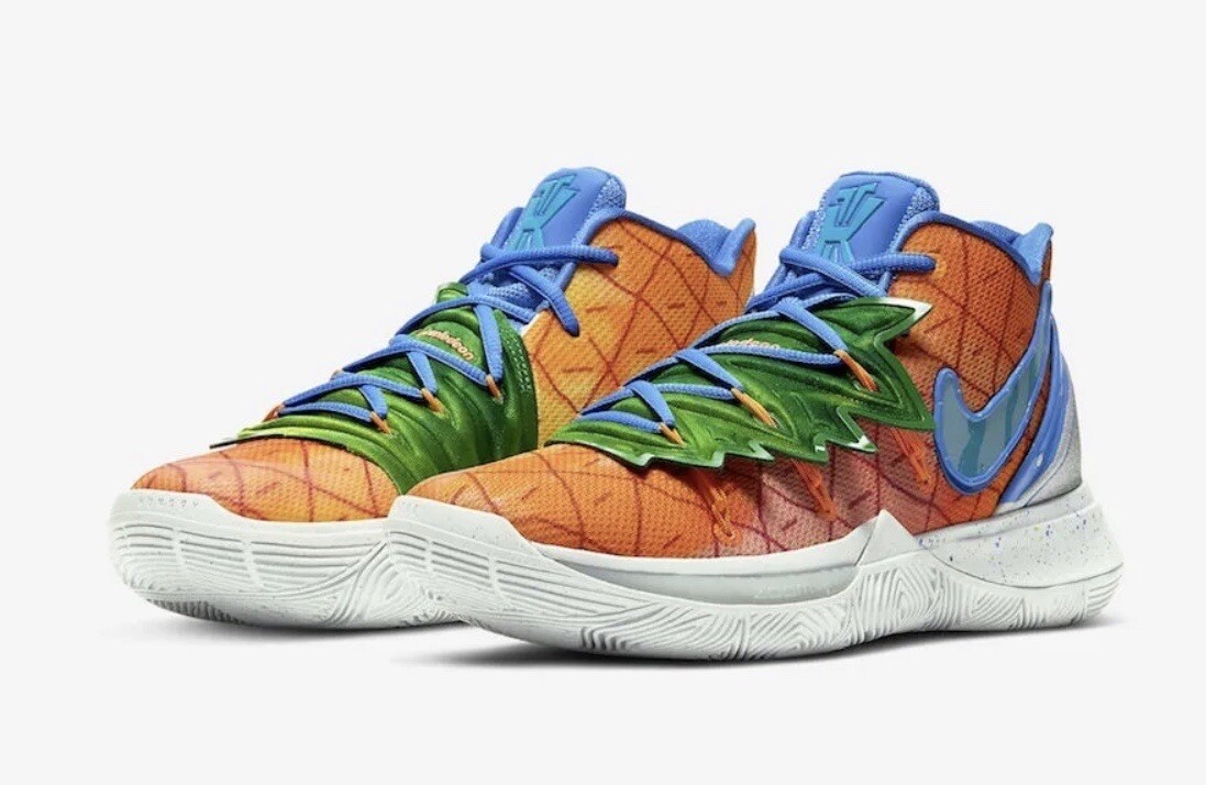 NIKE KYRIE 5 SBSP EP SPONGEBOB SQUAREPANTS PINEAPPLE HOUSE ORANGE