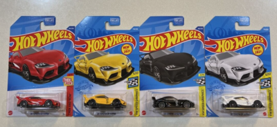 NEW 2022 Hot Wheels '20 Toyota GR Supra Black GameStop Ex, Red