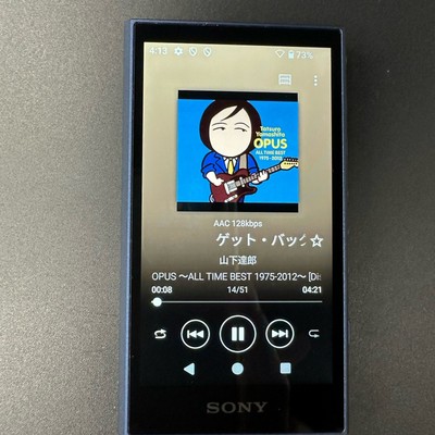 SONY NW-A306 Walkman 32GB Blue Hi Res Digital Media Player Tested