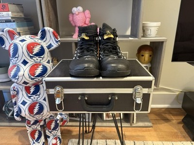 Nike Air Jordan 17 OG Black Metallic Silver Suitcase 302720 041 SZ