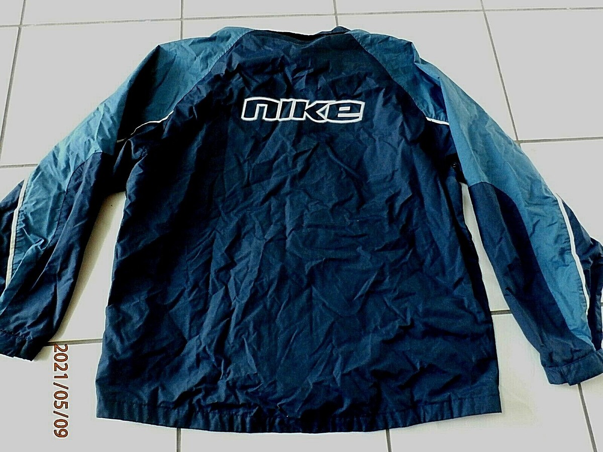 NIKE Blue Mens Jacket XL RN# 56323 CA# 05553 Windbreaker full zip