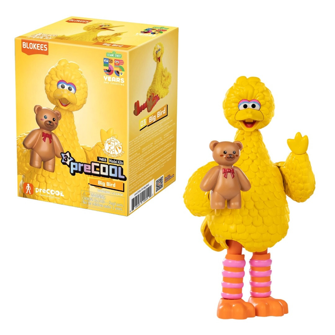 AuthenticOfficialLicensed Blokees Sesame Street Big Bird Model Kit