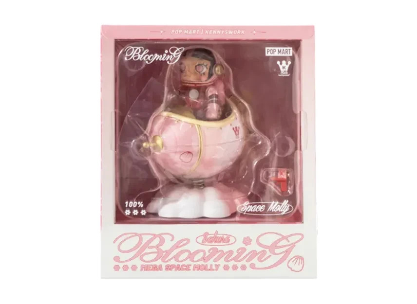 POP MART MEGA COLLECTIONS MEGA SPACE MOLLY 100% Blooming-Sakura | eBay