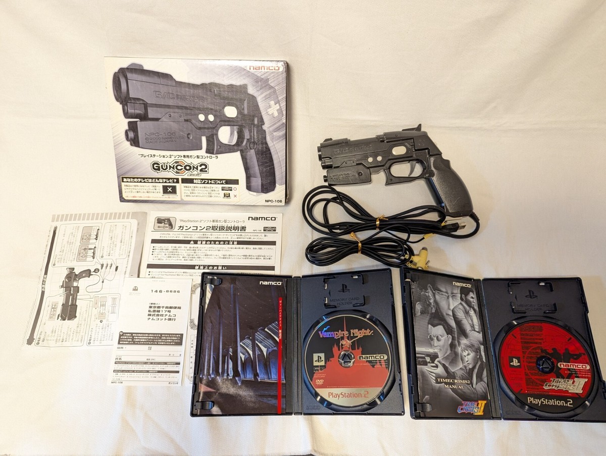 Playstation 2 Time Crisis 2 Vampire Night GUNCON 2 Gun Controller