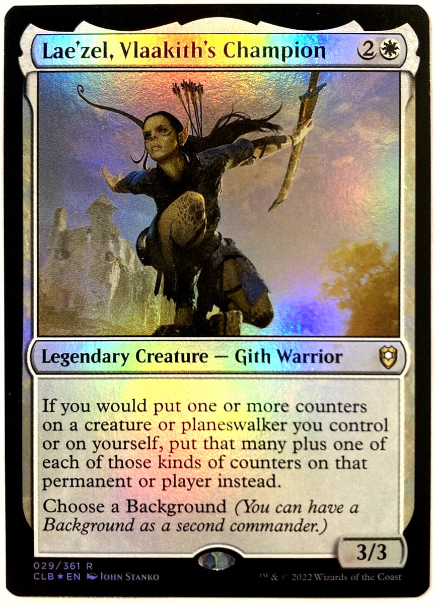 MTG Lae'zel, Vlaakith's Champion *FOIL* Commander Legends Baldur's