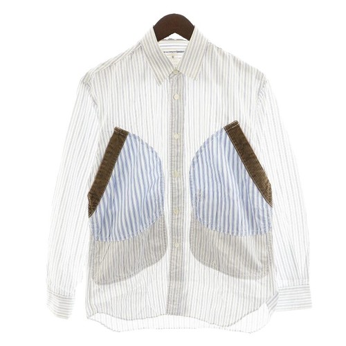 Comme des Garcons Homme Plus 2000 Argyle Stripes Distressed Wool