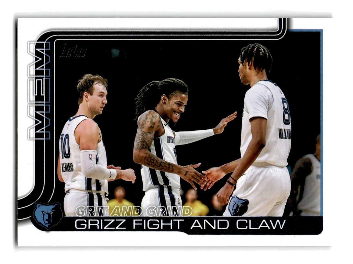 Grizz Fight and Claw 2025-26 Topps Basketball #298 Memphis