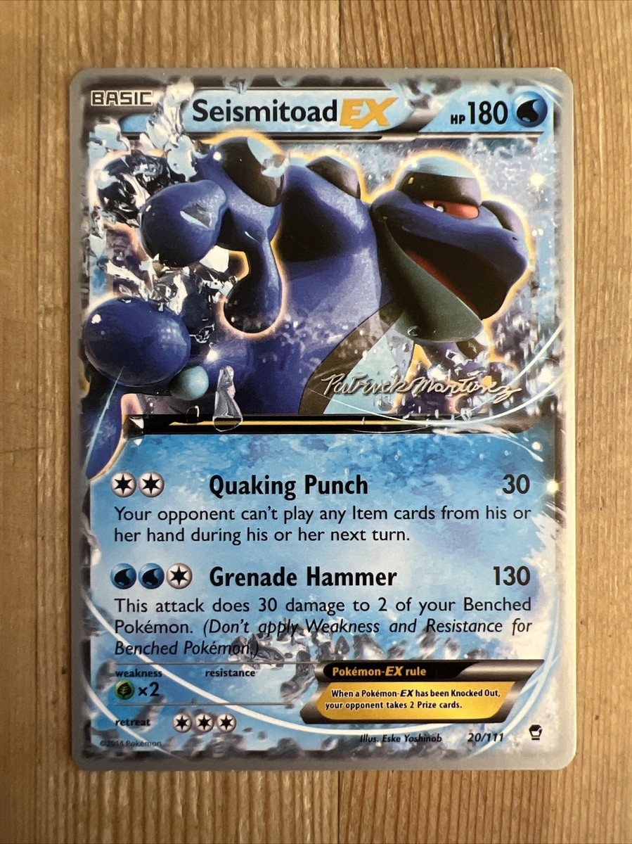 Pokémon TCG Seismitoad-EX Pokemon World Championship Decks 2015 20