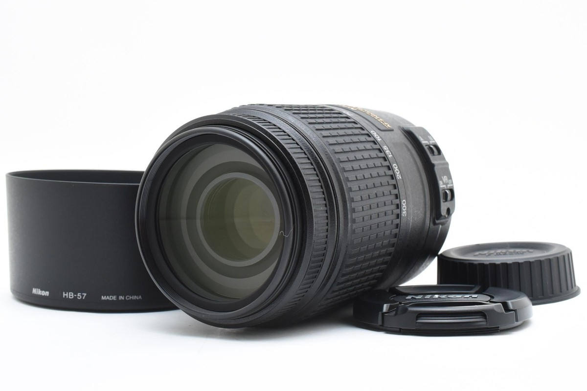 Nikon AF-S DX NIKKOR 55-300mm F/4.5-5.6 G ED VR Lens from Japan [N