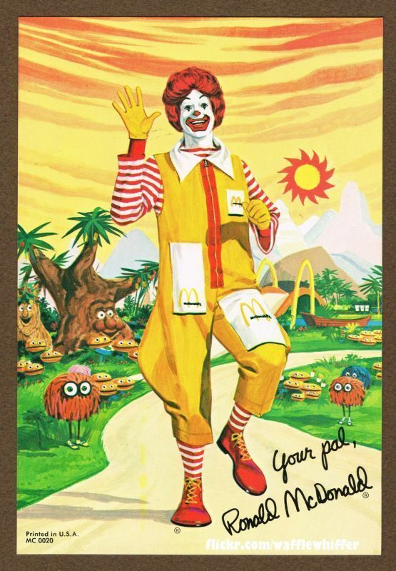 525301 RONALD MCDONALD Vintage Retro 36x24 WALL PRINT POSTER | eBay