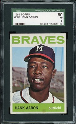1964 Topps Baseball #300 Hank Aaron SGC 5 | eBay