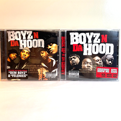 BOYZ N DA HOOD: SELF-TITLED / BACK UP IN DA CHEVY (CD) Promo - Hip
