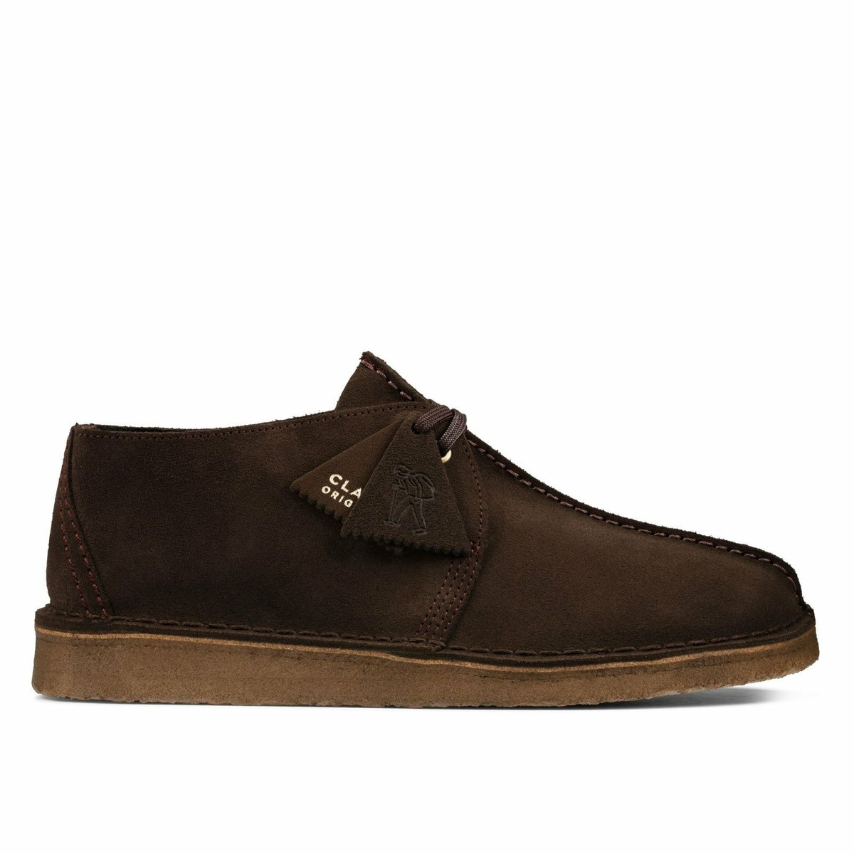 CLARKS ORIGINALS MEN'S DESERT TREK DARK BROWN | eBay