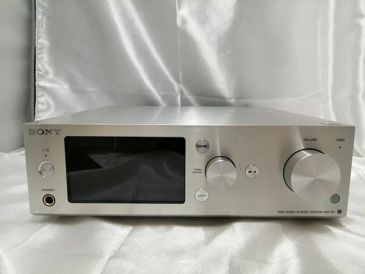 USED SONY HAP-S1 HAP-S1/S Silver HDD 500GB Hi-Res Audio Music