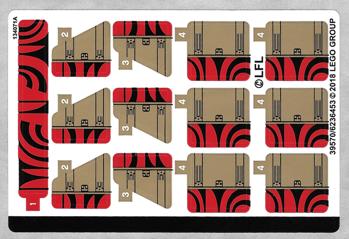 LEGO 75215stk01 Sticker Sheet for Set 75215 - (39570/6236453) NEW