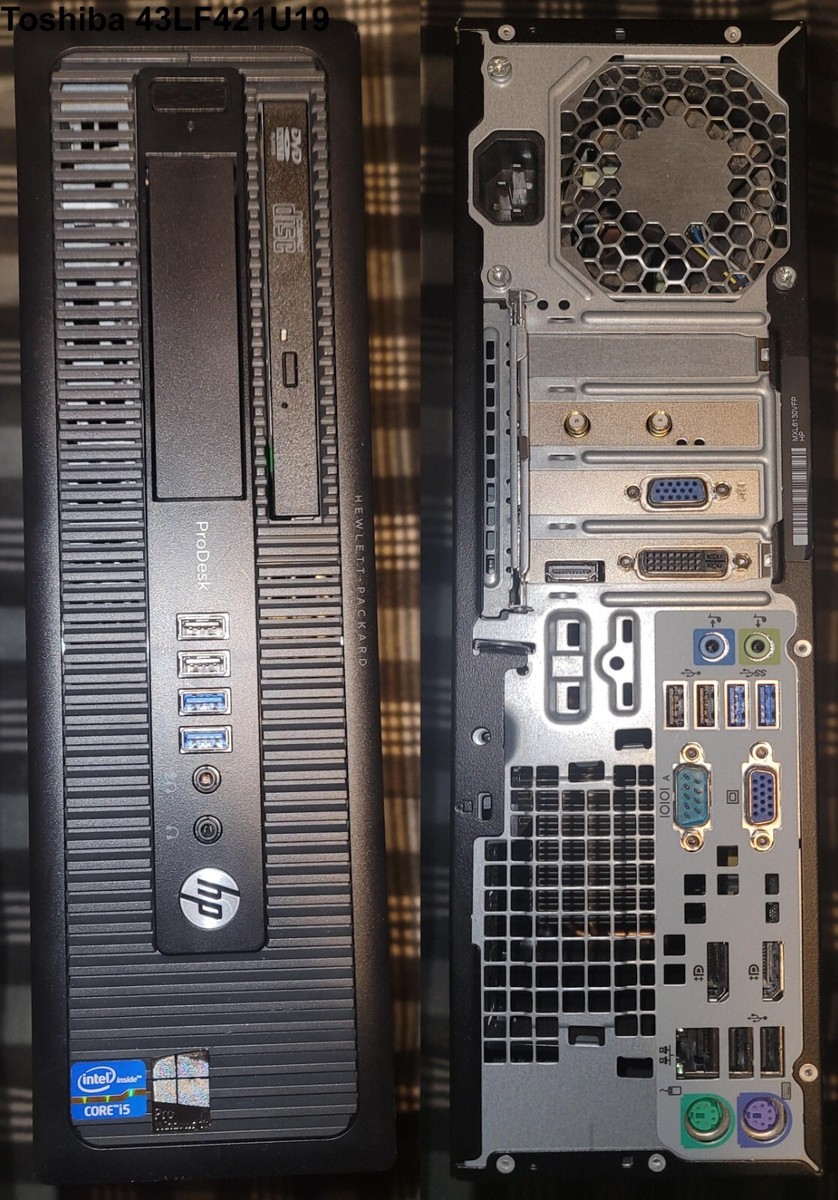 HP ProDesk 600 G1 SFF Intel Core i5 3.5GHz 10GB Ram SSD 128GB WIFI