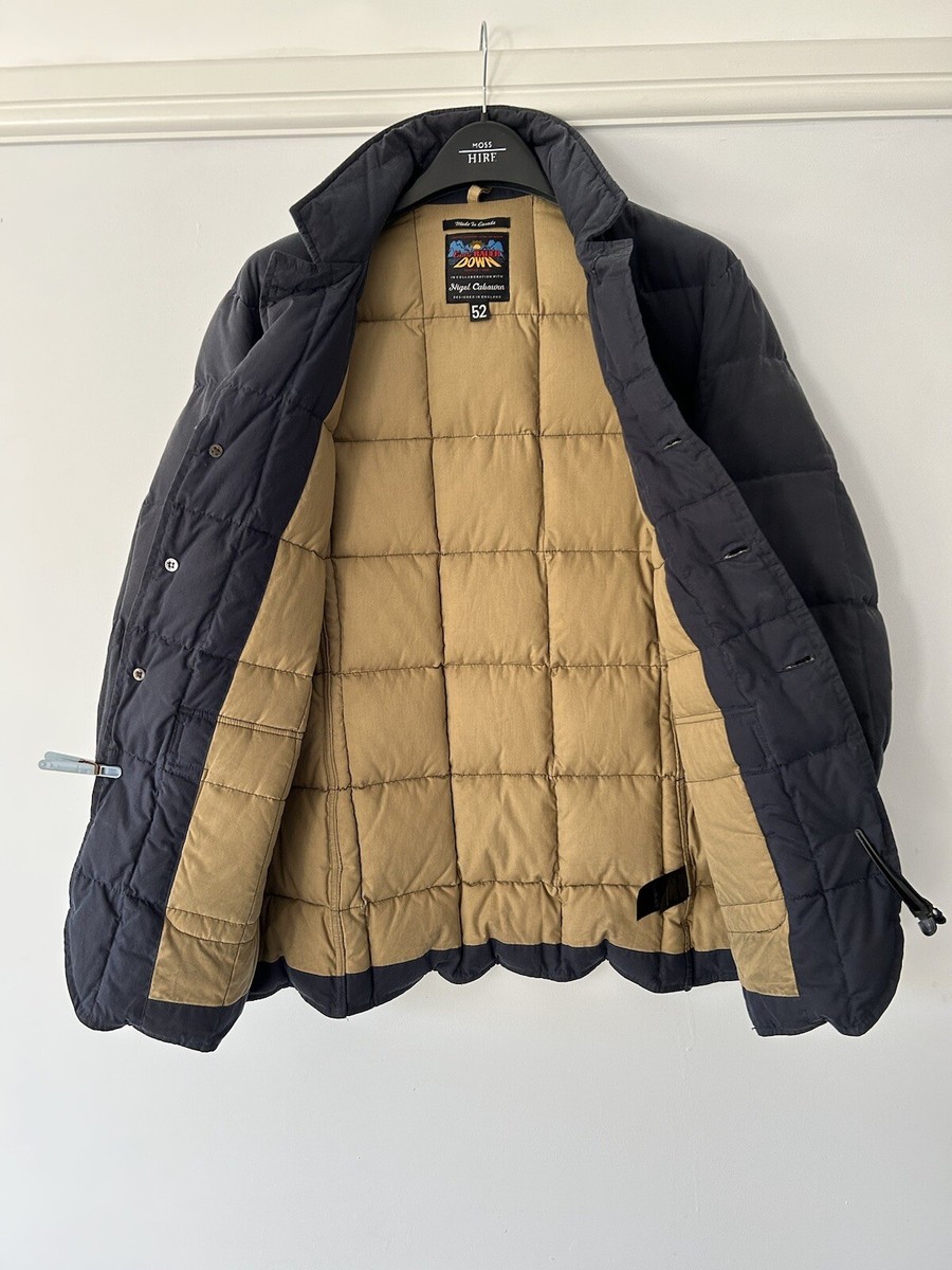 Nigel Cabourn x Eddie Bauer jacket Quilt Blue coat | eBay UK