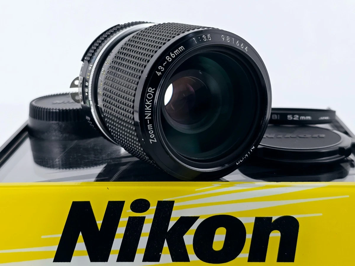 フィルムカメラ NIKON F3 zoom NIKKOR Auto 3.5 43-86mm フィルム