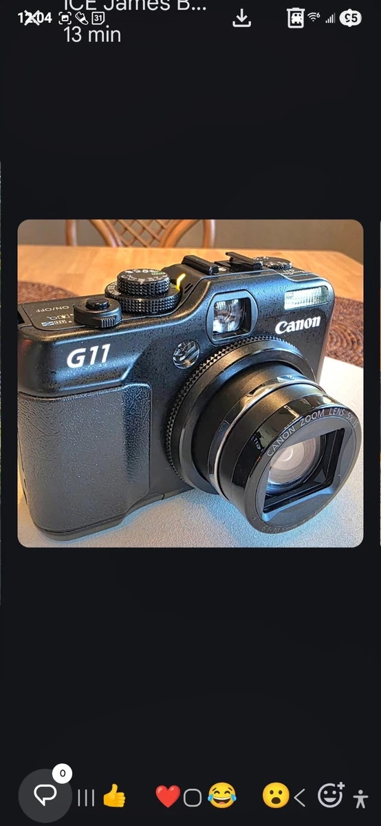 Canon PowerShot G11 Image Stabilization Digital Cameras for Sale