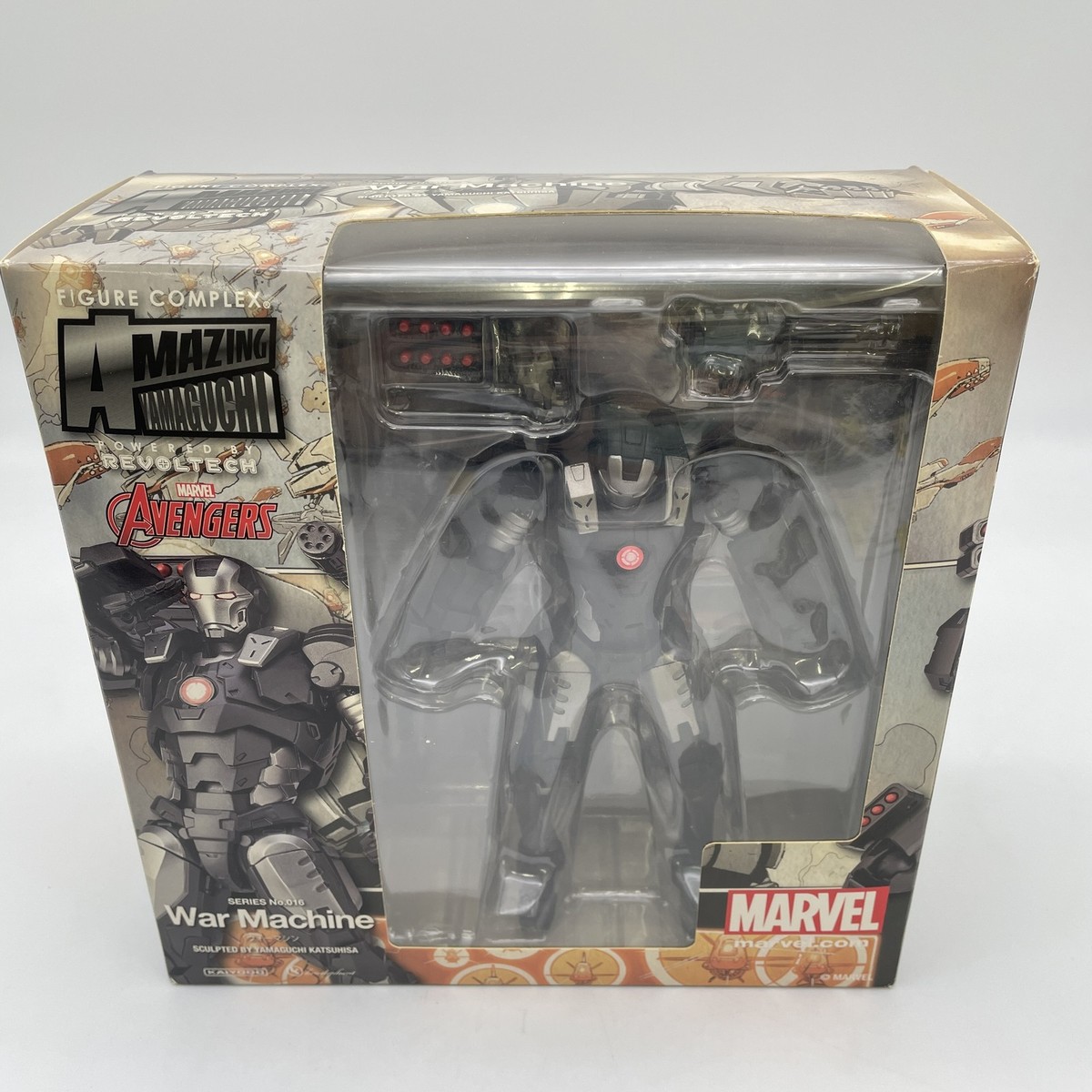 Figure Amazing Yamaguchi No.016 War Machine Iron Man Japan