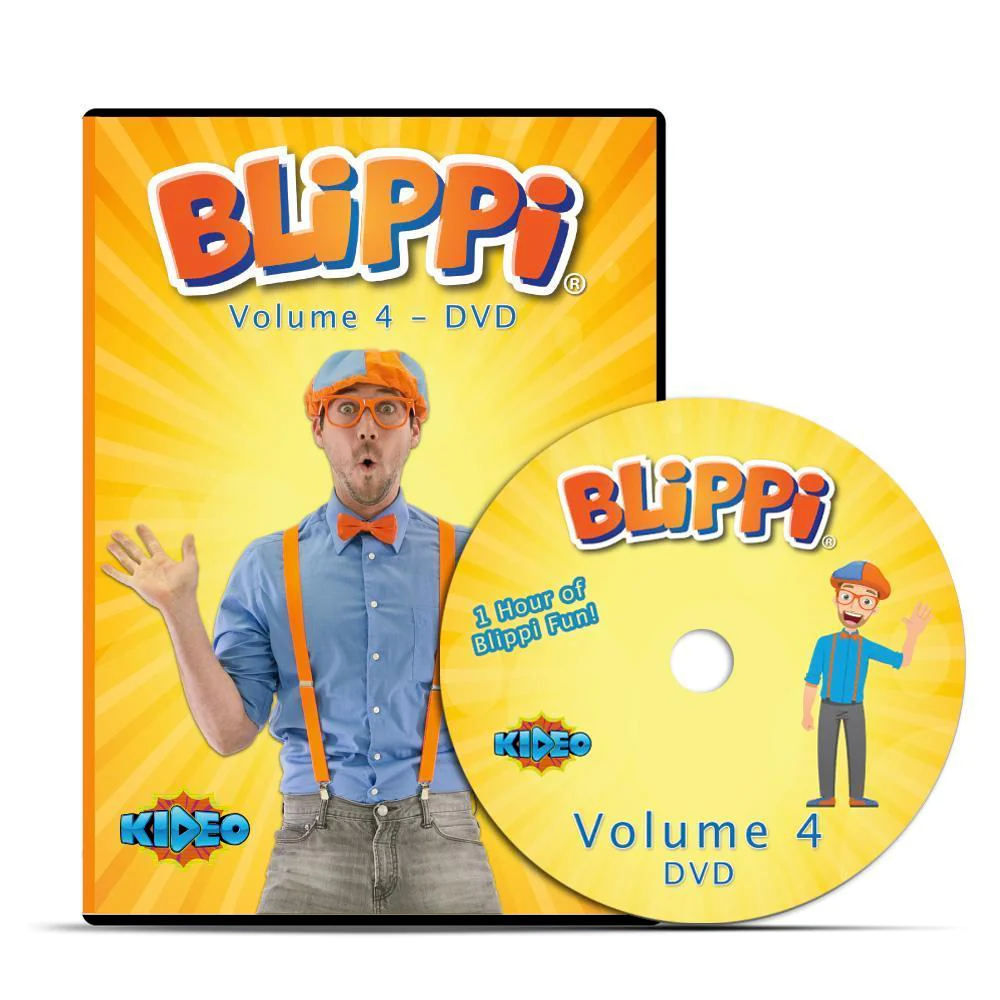 New Blippi DVD Volume 4 SEALED Original Authentic Ranch Helicopter