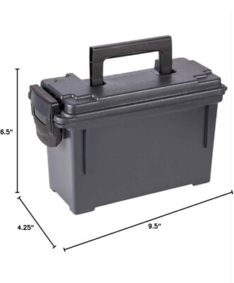 Plano Field Ammo Box .30 Cal Lockable Black USA Made | eBay