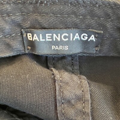New With Tags RARE Balenciaga Sinners Collection Embroidered Black