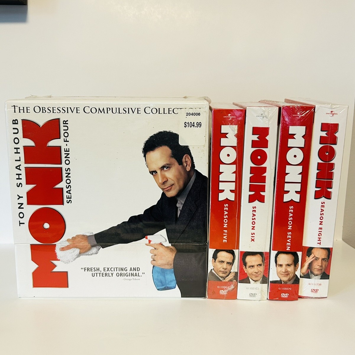 Monk The Complete Series Box Sets (DVD 32-Disc Set) Seasons 1-8