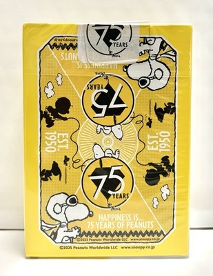 Bicycle Peanuts 75th Anniversary Snoopy Playing Cards / Trump