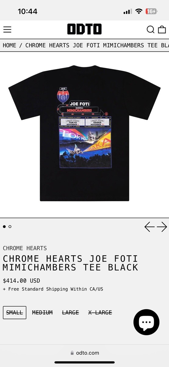 Chrome Hearts Shirt 2019 Japan Exclusive Osaka | Tokyo