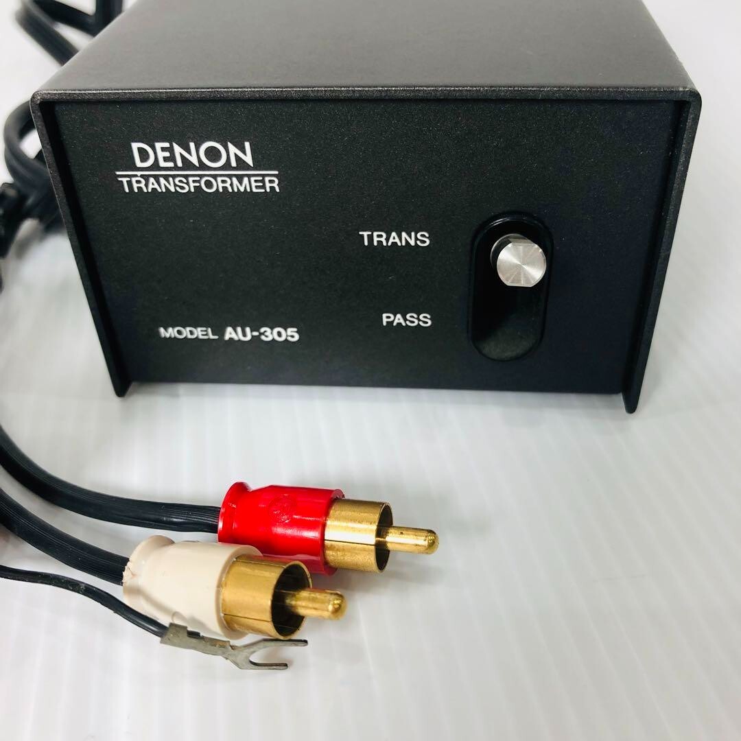 DENON AU-305 Step Up Transformer MC Cartridge Japan Tested Working