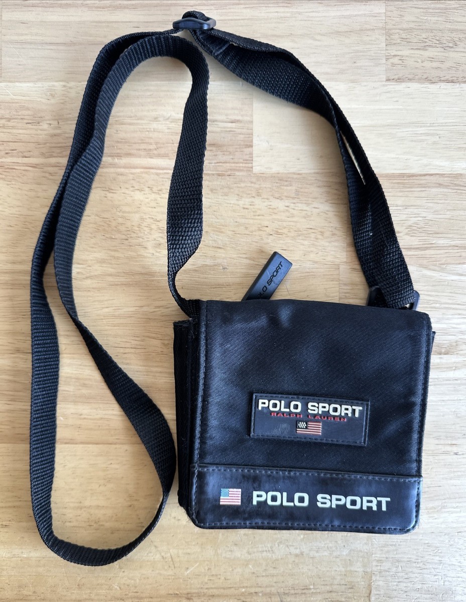 Vintage 90s Polo Sport Ralph Lauren Small Crossbody Messenger Bag