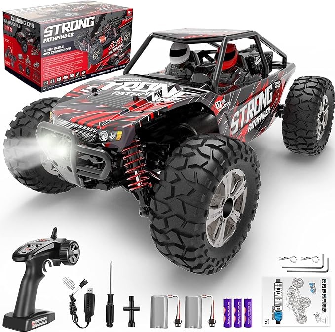 RADCLO 1:14 Scale RC Car 4WD High Speed 40 Km/h Monster Truck