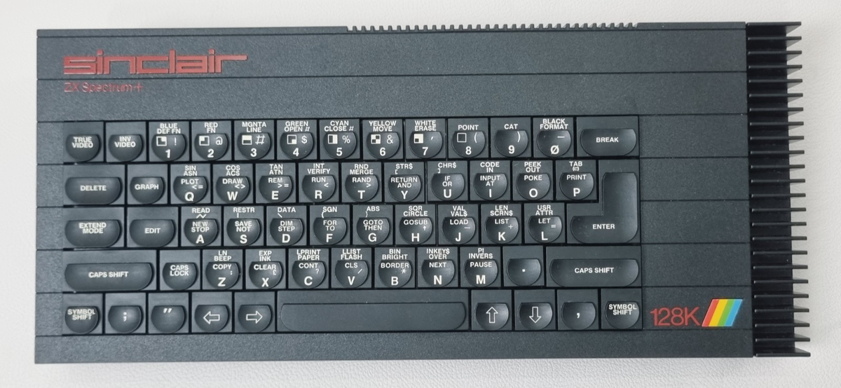 Vintage SINCLAIR ZX Spectrum 128K Toastrack Computer - For parts