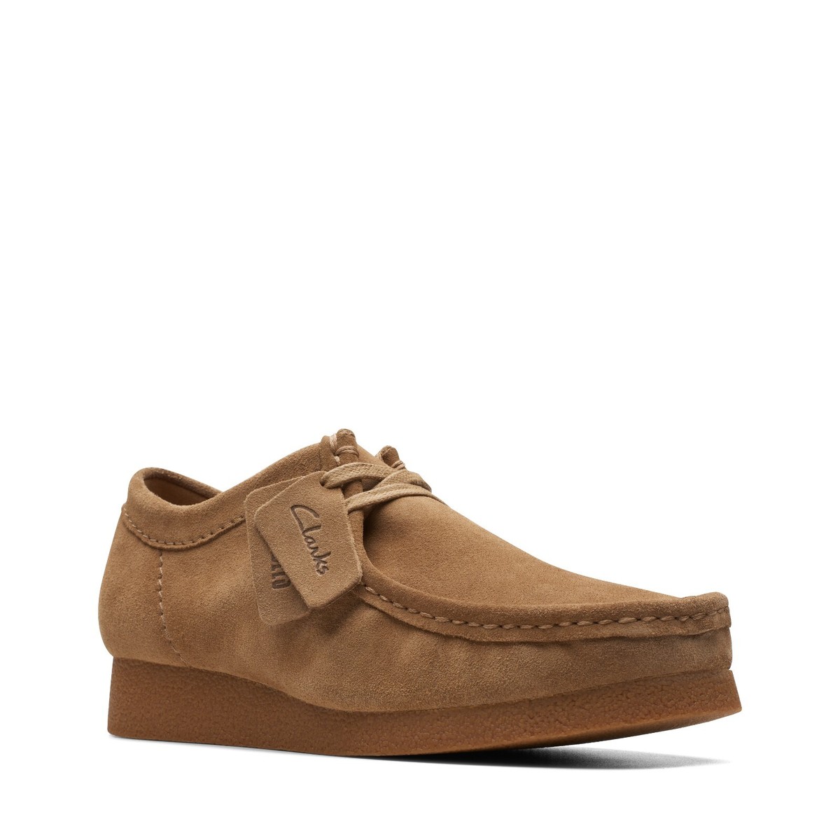 Clarks Men's Wallabee EVO Dark Sand Suede 26172821 | eBay