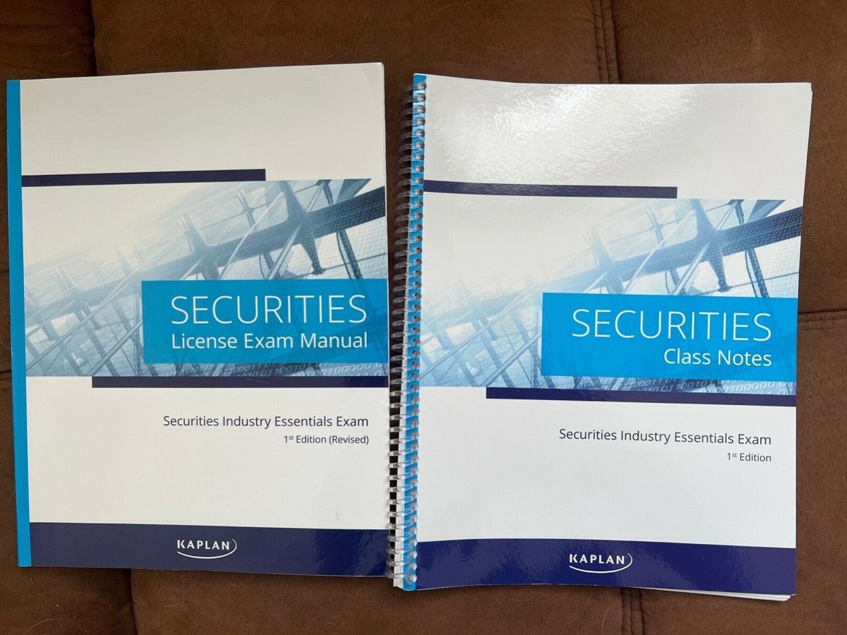 Securities License Exam Manual - 1st Edition (revised ) kaplan