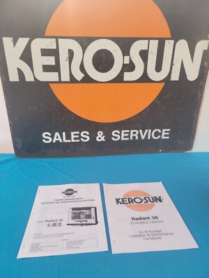KEROSUN RADIANT 36 - TOYOTOMI OWNERS MANUAL PARTS/OPERATION