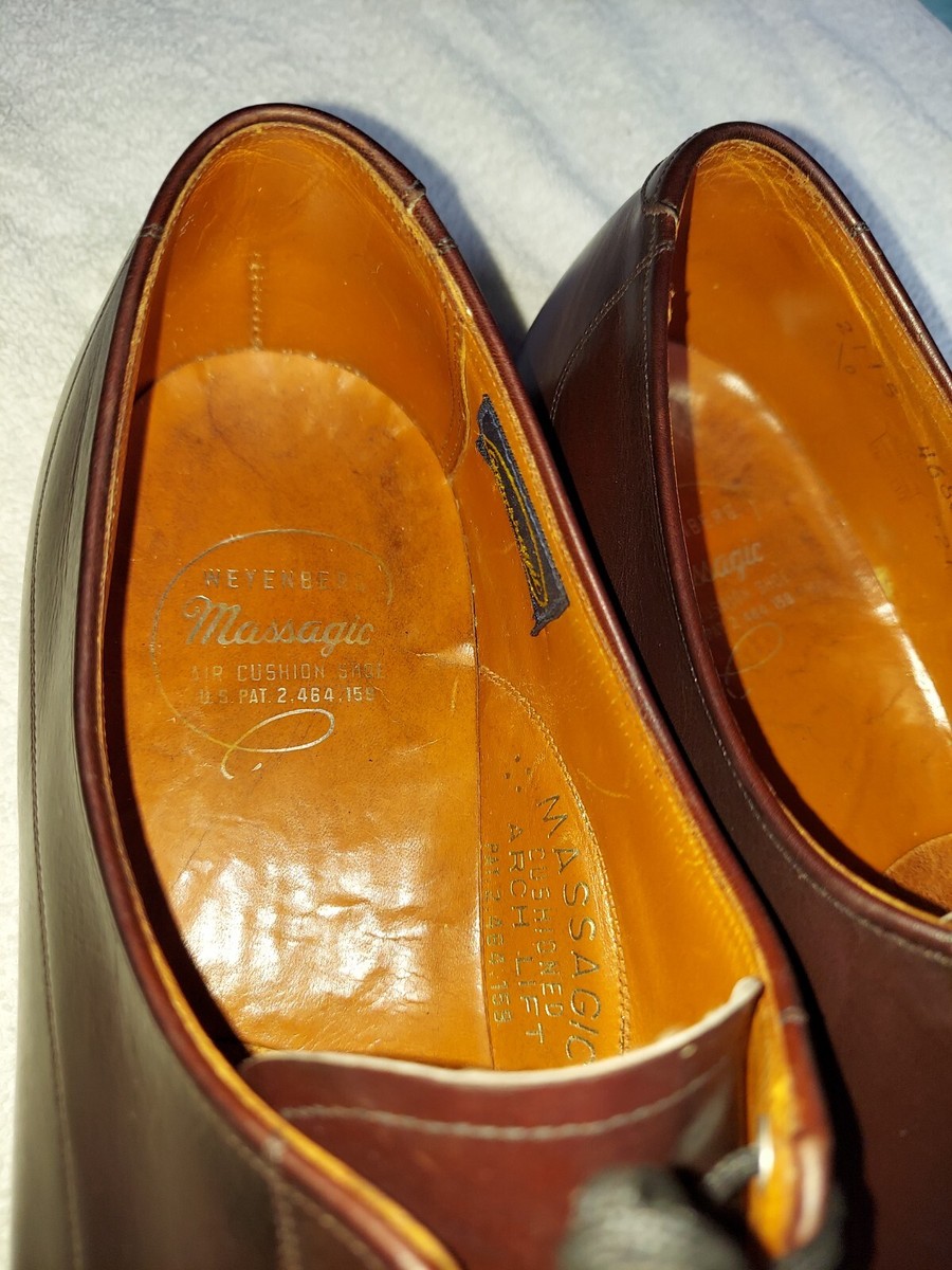 Vintage 1950s Weyenberg Massagic Air Cushion Dress Shoe Calf