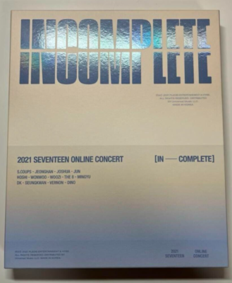 SEVENTEEN INCOMPLETE 2021 SEVENTEEN ONLINE CONCERT Blu-ray