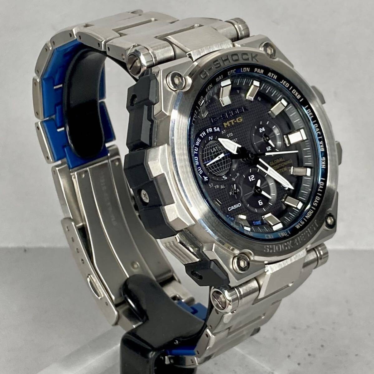 CASIO G-Shock MTG-G1000D-1A2JF Analog Black Dial Silver Tough