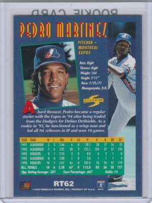 PEDRO MARTINEZ ROOKIE CARD Score Traded RC Baseball MONTREAL EXPOS
