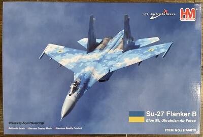 NEW HOBBY MASTER 1:72 scale SU-27 FLANKER-B UKRAINIAN AIR FORCE