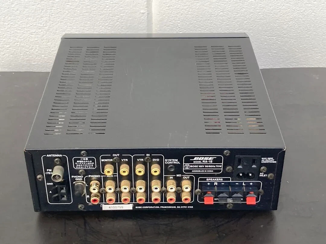 BOSE RA-15 Integrated Amplifier Receiver Operation confirmed 100V
