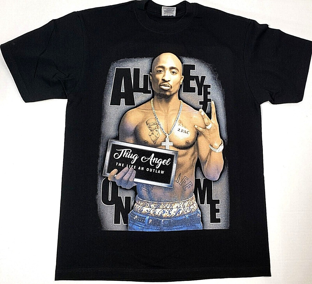 Tupac Shakur T-shirt 2Pac West Coast Hip Hop Rap Urban Streetwear