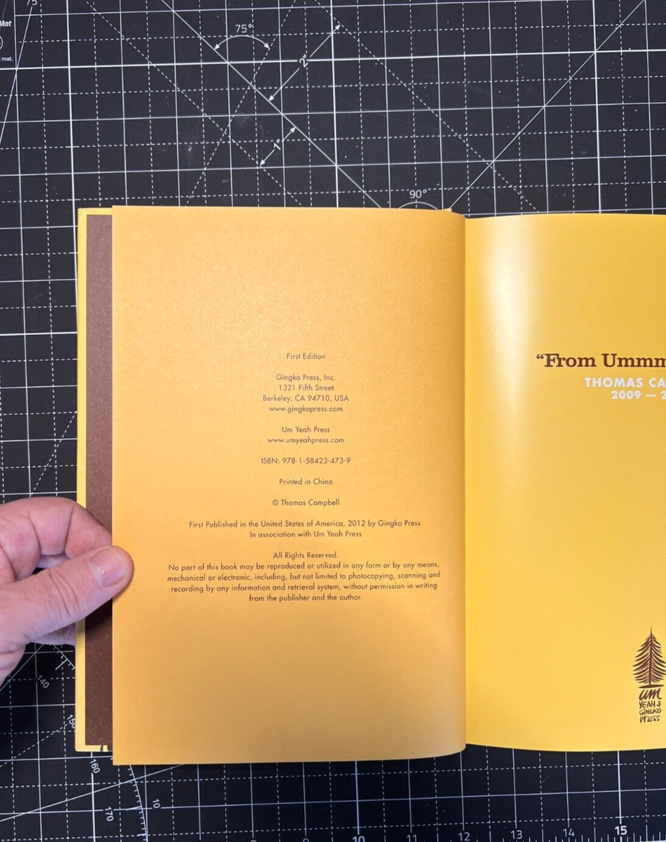 From Ummmm to Der : Thomas Campbell: 2009-2011 (Hardcover) for
